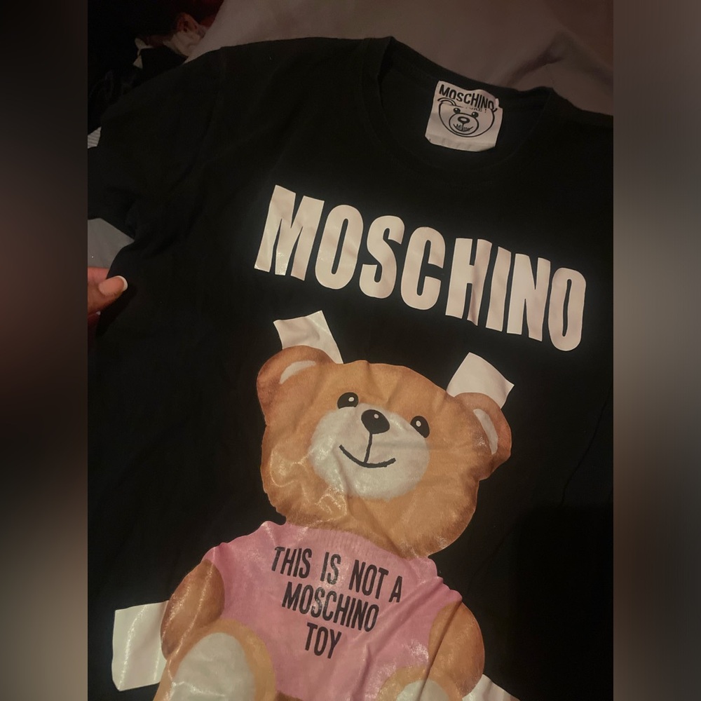 Moschino shirt black and good in condition